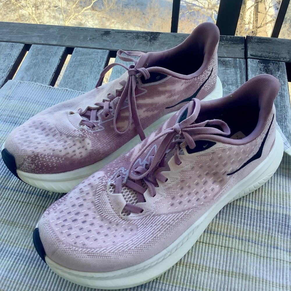 Hoka One One Mach 6 LA Cosmic Pearl Running Shoes Women's Size 10B